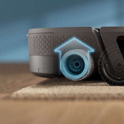 Робот-пилосос Philips Series 9000, h=9.8см, вологе прибирання, конт пил -0.21л, вода -0.22л, автон. робота до 280хв, EPA 11, чорний-металік Робот-пилосос Philips Series 9000, h=9.8см, вологе прибирання, конт пил -0.21л, вода -0.22л, автон. робота до 280хв, EPA 11, чорний-металік