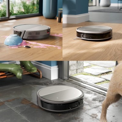 Робот-пилосос Philips Series 9000, h=9.8см, вологе прибирання, конт пил -0.21л, вода -0.22л, автон. робота до 280хв, EPA 11, чорний-металік Робот-пилосос Philips Series 9000, h=9.8см, вологе прибирання, конт пил -0.21л, вода -0.22л, автон. робота до 280хв, EPA 11, чорний-металік