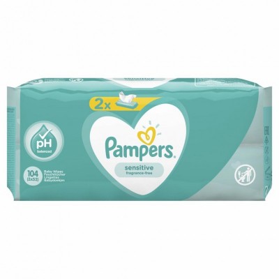 Влажные салфетки Pampers Sens 2x52 (8001841062334)