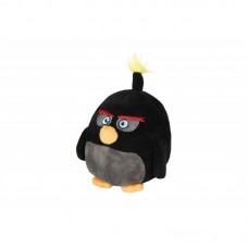 М'яка іграшка Angry Birds Little Plush Бомб (Bomb)