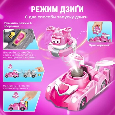 Ігровий набір Super Wings Spinning Vehicle Діззі (Dizzy) Ігровий набір Super Wings Spinning Vehicle Діззі (Dizzy)