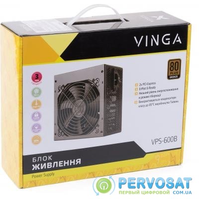 Блок питания Vinga 600W (VPS-600B)