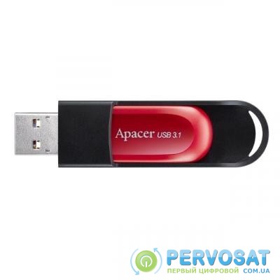 USB флеш накопитель Apacer 64GB AH25A Black USB 3.1 Gen1 (AP64GAH25AB-1)