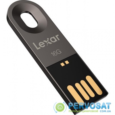 USB флеш накопитель Lexar 16GB JumpDrive M25 Titanium Gray USB 2.0 (LJDM025016G-BNQNG)