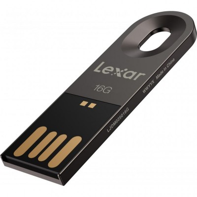 USB флеш накопичувач Lexar 16GB JumpDrive M25 Titanium Gray USB 2.0 (LJDM025016G-BNQNG)