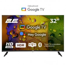 Телевізор 32" 2E LED HD 60Hz Smart Google TV Black Телевізор 32" 2E LED HD 60Hz Smart Google TV Black