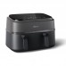 Мультипіч Philips Ovi Dual Series 3000 2750Вт, чаша-6+3л, сенсорне управл., 2 контейнера,8 авто. програм, пластик, чорний