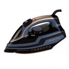Праска Russell Hobbs, 3100Вт, паровий удар -210гр, верт. відпарювання, керам. підошва, чорно-синий