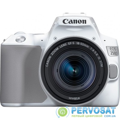 Цифр. фотокамера дзеркальна Canon EOS 250D kit 18-55 IS STM White
