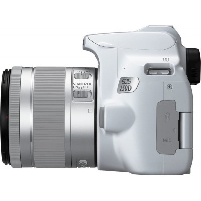 Цифр. фотокамера дзеркальна Canon EOS 250D kit 18-55 IS STM White