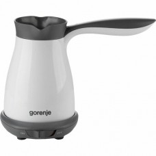 Кавоварка Gorenje електротурка 0.33л, мелена, на 2 чашки, білий Кавоварка Gorenje електротурка 0.33л, мелена, на 2 чашки, білий