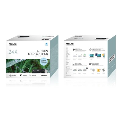 Привід оптичний внутрішній ASUS X Multi DRW-24D5MT DVD+-R/RW burner M-DISC SATA чорний BOX