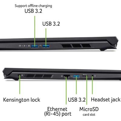 Ноутбук Acer Nitro V 16 ANV16-42 16" WUXGA IPS, AMD R5-240, 32GB, F1TB, NVD5060-8, Lin, чорний Ноутбук Acer Nitro V 16 ANV16-42 16" WUXGA IPS, AMD R5-240, 32GB, F1TB, NVD5060-8, Lin, чорний
