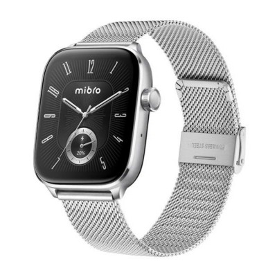Смарт-годинник Mibro Fit 44мм, 1.75", 390x450, AMOLED, BT 5.3, GPS, 5 ATM, сріблястий