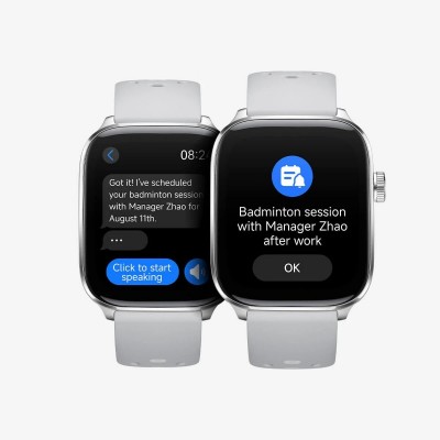 Смарт-годинник Mibro Fit 44мм, 1.75", 390x450, AMOLED, BT 5.3, GPS, 5 ATM, сріблястий Смарт-годинник Mibro Fit 44мм, 1.75", 390x450, AMOLED, BT 5.3, GPS, 5 ATM, сріблястий