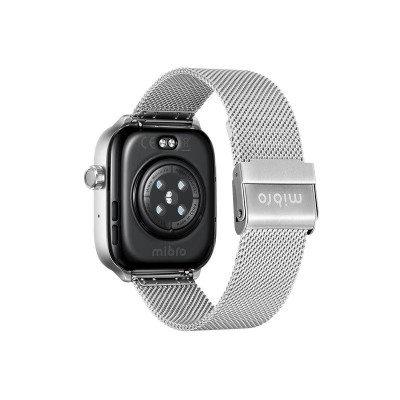 Смарт-годинник Mibro Fit 44мм, 1.75", 390x450, AMOLED, BT 5.3, GPS, 5 ATM, сріблястий Смарт-годинник Mibro Fit 44мм, 1.75", 390x450, AMOLED, BT 5.3, GPS, 5 ATM, сріблястий