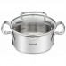 Каструля Tefal DUETTO+, 1.5л, з кришкою, нержавюча сталь, скло
