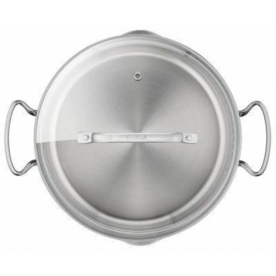 Каструля Tefal DUETTO+, 1.5л, з кришкою, нержавюча сталь, скло