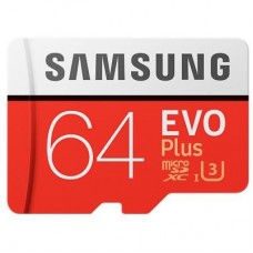 Карта пам'яті Samsung 64GB microSD class 10 EVO PLUS UHS-I (MB-MC64GA/RU) Карта пам'яті Samsung 64GB microSD class 10 EVO PLUS UHS-I (MB-MC64GA/RU)