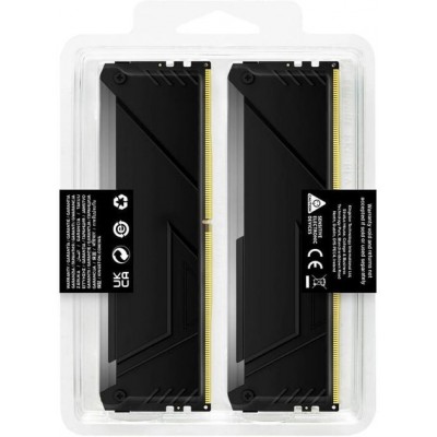 Пам'ять ПК Kingston DDR4 32GB KIT (16GBx2) 3600 FURY Beast RGB