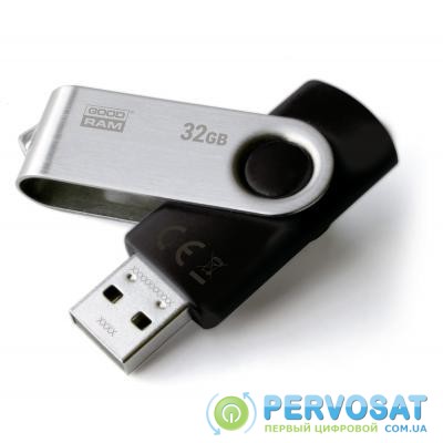 USB флеш накопитель GOODRAM 32GB UTS2 (Twister) Black USB 2.0 (UTS2-0320K0R11)