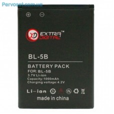 Акумуляторна батарея для телефону EXTRADIGITAL Nokia BL-5B (BMN6272)