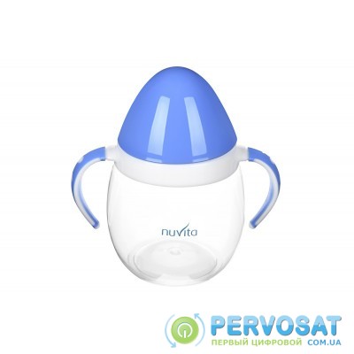 Nuvita Набор для кормления 6м+  3 предмета (голубой)