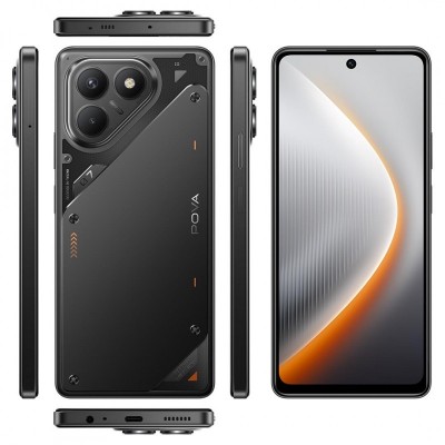 Смартфон TECNO POVA 7 Neo (LJ6) 6.78" 8/256ГБ, 2SIM, 7000мА•год, Geek Black Смартфон TECNO POVA 7 Neo (LJ6) 6.78" 8/256ГБ, 2SIM, 7000мА•год, Geek Black