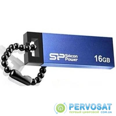 USB флеш накопитель Silicon Power 16GB Touch 835 Blue USB 2.0 (SP016GBUF2835V1B)