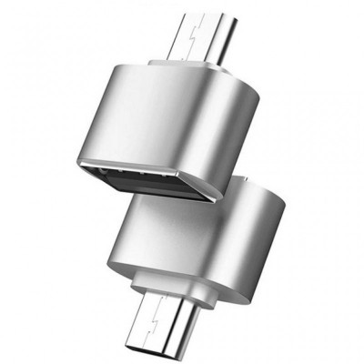 Переходник USB to Type-C silver XoKo (XK-AC035-SL)