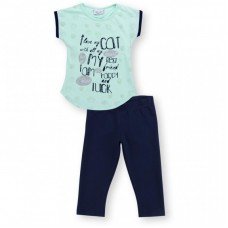 Набір дитячого одягу Breeze з лапками (8697-104G-mint)