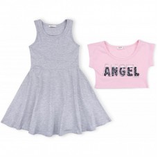 Плаття Breeze з топом "ANGEL" (10254-152G-pink) Плаття Breeze з топом "ANGEL" (10254-152G-pink)