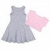 Платье Breeze с топом "ANGEL" (10254-152G-pink)