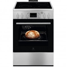 Плита Electrolux електрична склокерамічна, 58л, 60x60см, дисплей, конвекція, пара, нерж Плита Electrolux електрична склокерамічна, 58л, 60x60см, дисплей, конвекція, пара, нерж