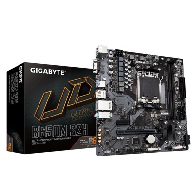 Материнська плата GIGABYTE B650M S2H sAM5 B650 2xDDR5 M.2 HDMI DP mATX