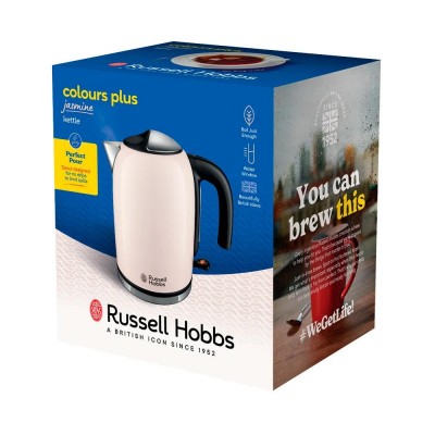Електрочайник Russell Hobbs, 1.7л, метал, жасмін Електрочайник Russell Hobbs, 1.7л, метал, жасмін
