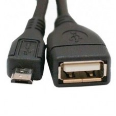 Дата кабель OTG USB 2.0 AF to Micro 5P 0.1m Atcom (3792) Дата кабель OTG USB 2.0 AF to Micro 5P 0.1m Atcom (3792)