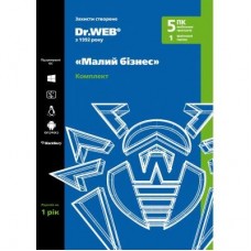Антивірус Dr. Web Малый бизнес 5 ПК/1 сервер на 1 год (Версия 11.0). Картонный (KBZ-*C-12M-5-A2)