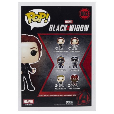 Funko Коллекционная фигурка Funko POP! Bobble: Marvel: Black Widow: Black Widow (Street) 46679