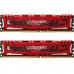 Модуль памяти для компьютера DDR4 16GB (2x8GB) 2400 MHz Ballistix Sport Red MICRON (BLS2K8G4D240FSEK)