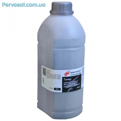 Тонер Oki universal2 (Glossy) 500г black Static Control (OKIUNIV2-500B-K-P)