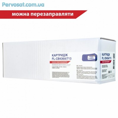 Картридж FREE Label HP LJ CB436A/CANON 713 (FL-CB436A/713)