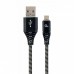 Дата кабель USB 2.0 Micro 5P to AM Cablexpert (CC-USB2B-AMmBM-2M-BW)