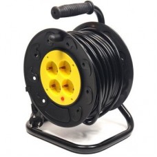 Мережевий подовжувач PowerPlant катушка 25 м, 3x2.5мм2, 16А, 4 розетки (PPRA16M25S4L) Мережевий подовжувач PowerPlant катушка 25 м, 3x2.5мм2, 16А, 4 розетки (PPRA16M25S4L)