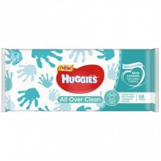 Вологі серветки Huggies OverClean 56 шт (5029053567822) Вологі серветки Huggies OverClean 56 шт (5029053567822)