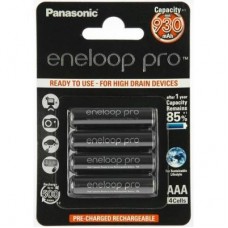 Акумулятор PANASONIC Eneloop Pro AAA 930 mAh NI-MH * 4 (BK-4HCDE/4BE) Акумулятор PANASONIC Eneloop Pro AAA 930 mAh NI-MH * 4 (BK-4HCDE/4BE)
