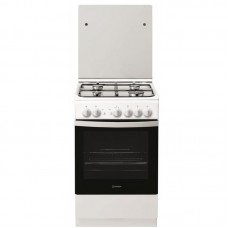 Плита газова Indesit IS5G1PMW/E, 50х60см, 59л, Емаль, Газ контр., Автопідпал, Білий