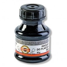 Чорнило для пір'яних ручок Koh-i-Noor 50 мл., black (14150500000) Чорнило для пір'яних ручок Koh-i-Noor 50 мл., black (14150500000)