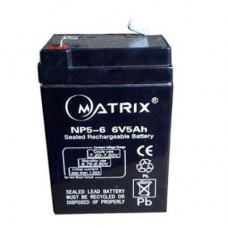 Батарея до ДБЖ Matrix 6V 5AH (NP5-6) Батарея до ДБЖ Matrix 6V 5AH (NP5-6)