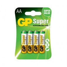 Батарейка GP AA LR6 Super Alcaline * 4 (GP15A-2UE4) Батарейка GP AA LR6 Super Alcaline * 4 (GP15A-2UE4)